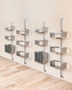 Vittorio Introini Modular Bookcase Set, Model P700, by Saporiti, Italian Design