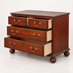 Mid-Century Drexel Heritage Georgian Style Mahogany Chests - Pair