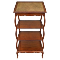 Baker Furniture McMillen Coll. Mahogany & Leather Bookstand Lectern Shelf