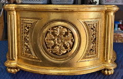 Monumental French Neoclassical Style Giltwood Planters Att. Christopher Guy Pair