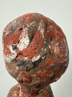 Abstract Figurative Sculpture, Handcrafted One of a Kind, Crafted in Made-Stone