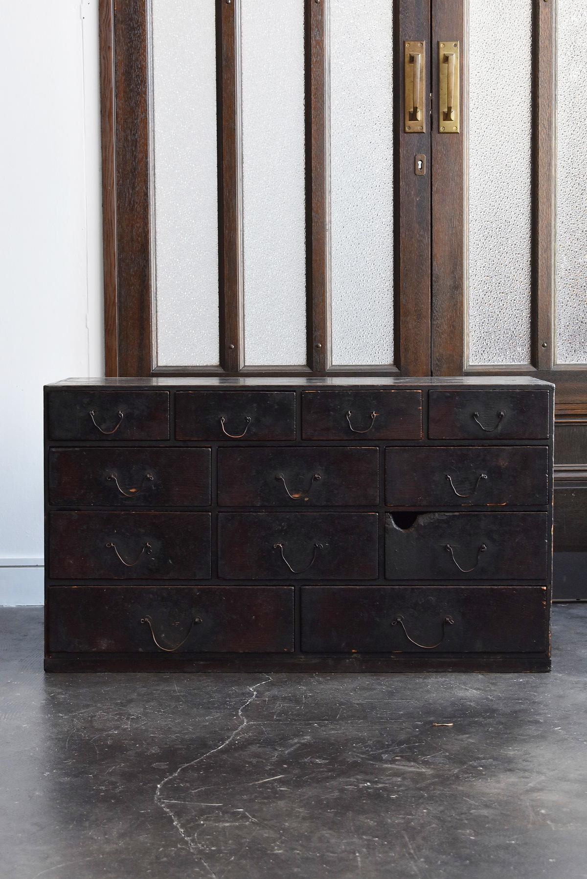 Japanese Old Wooden Tansu Chest /Tv Board/Side Table/Sofa Table/ Antique Drawers 13