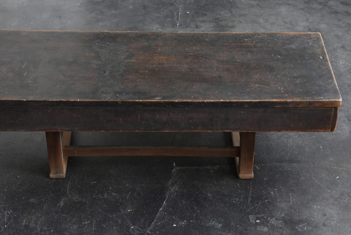 Japanese Antique Wooden Low Table / 1890-1940 / Sofa Table 10