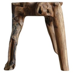 Old Stool Made from Indonesian Tree Roots /Primitive Design/20th Century