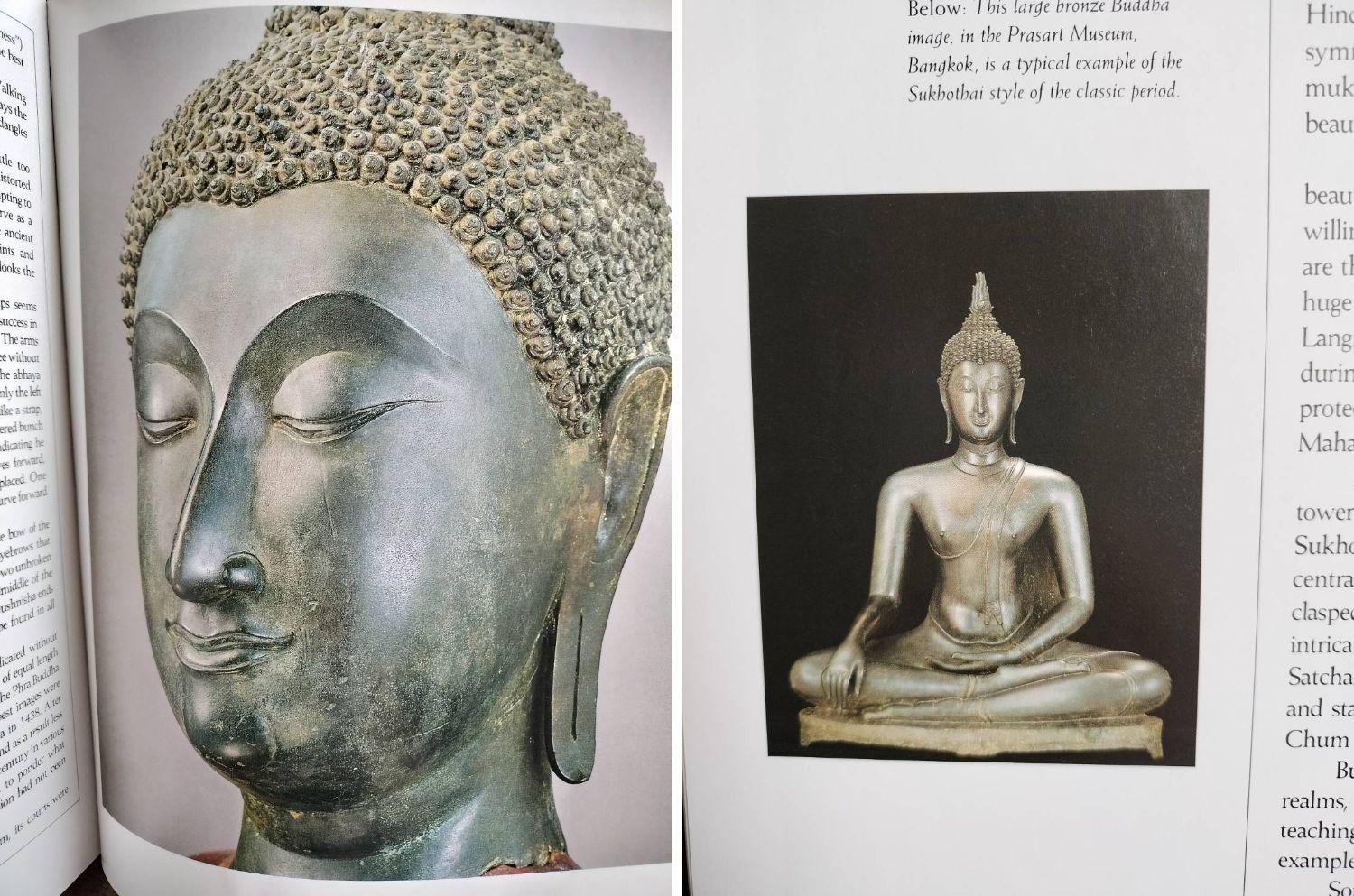 Very old bronze Buddha head from Thailand/Southeast Asian art/Buddha statue 10