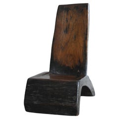 Old wooden low chair from Southeast Asia/Modern design chair
