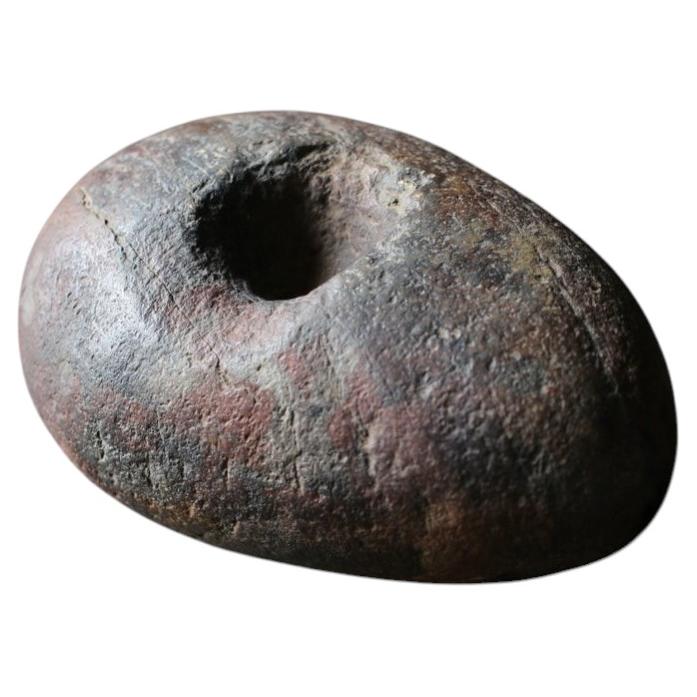 Japanese Antique “Tamari-Ishi” Stone Object  / wabi-sabi object