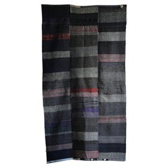 Japanese Antique Sakiori Weaving Textile, Japan, circa 1900–1930s