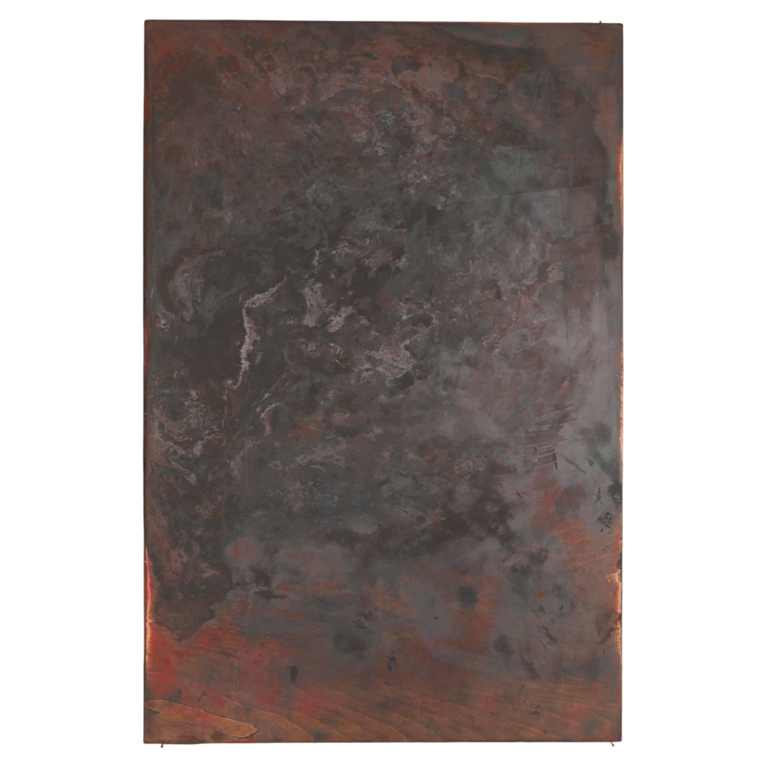 Ancien plan de travail d'un artisan japonais spécialisé dans la laque / Pièce ressemblant à une peinture abstraite en vente