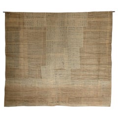 Antique Japanese washi paper tapestry /Meiji-Taisho period/ Wabi-sabi art piece