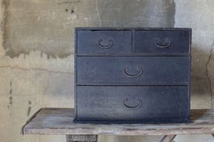 Japanese Antique BK Small Tansu with 4 Drawers circa 1900–1920