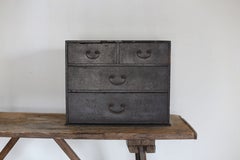 Japanese Antique BK Small Tansu with 4 Drawers circa 1900–1920