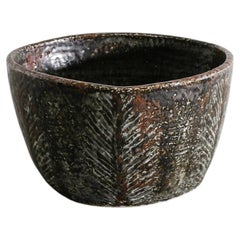 Swedish Mid Century Stoneware Bowl by Carl-Harry Stålhane & Rörstrand, 1950s