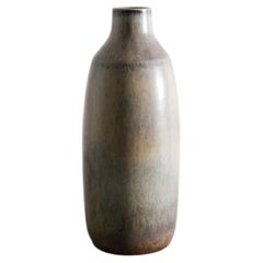 Vaso svedese di metà secolo in ceramica grigia di Carl-Harry Stålhane & Rörstrand, anni '50