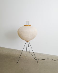 Early Mid Century Akari "10A" Floor Lamp by Isamu Noguchi by Ozeki Gifu, 1950s