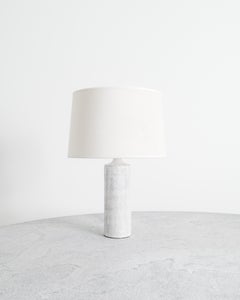 Französische Keramik-Tischlampe aus der Mitte des Jahrhunderts von Georges Jouve Hergestellt in Frankreich, 1950er Jahre