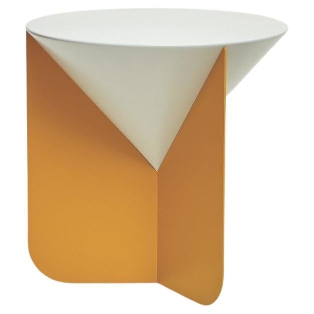 Table basse cône Matteo Zorzenoni du 21e siècle métal rose polyuréthane Scapin