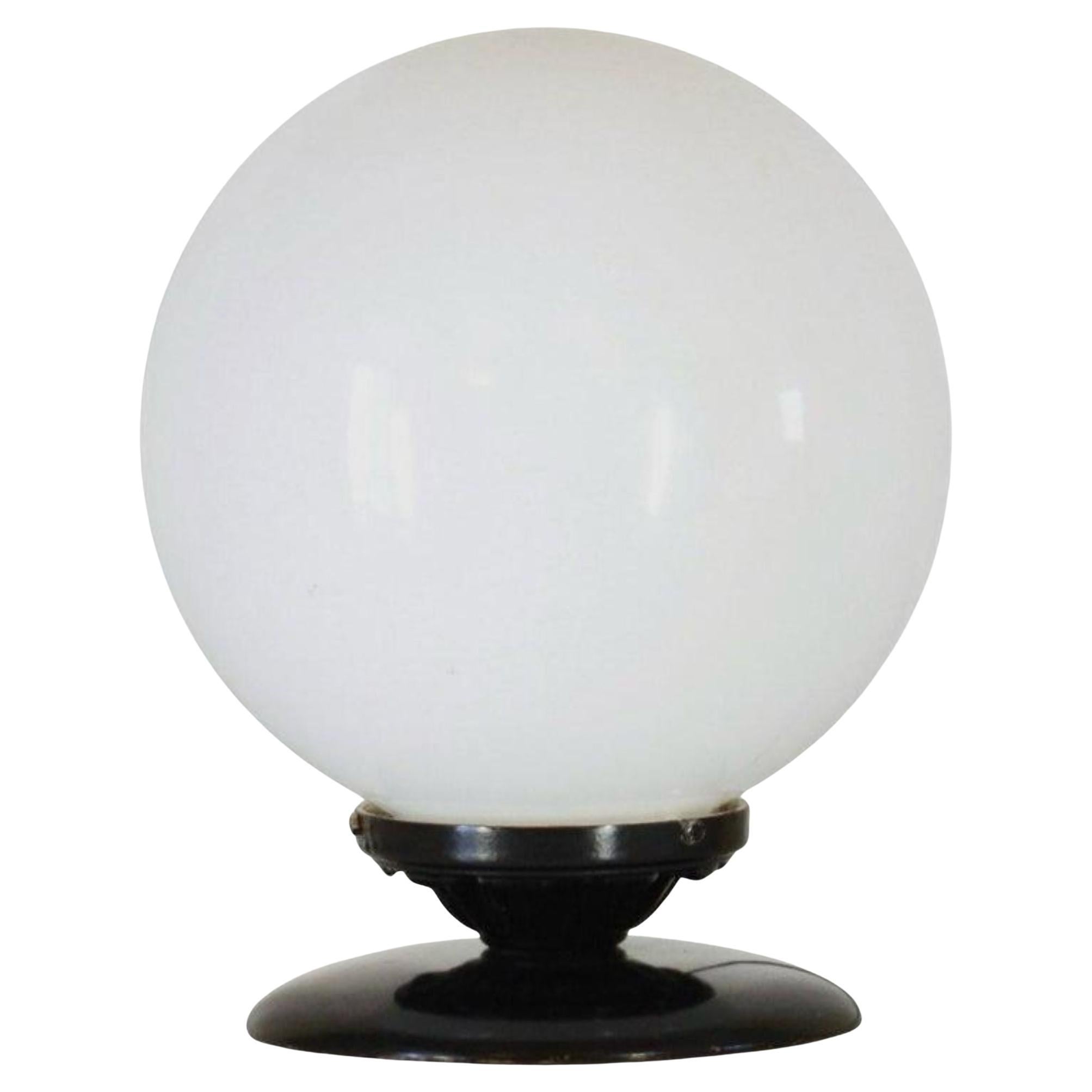 Lampada da tavolo e da terra rotonda Vintage Italian Lamp degli anni 
70