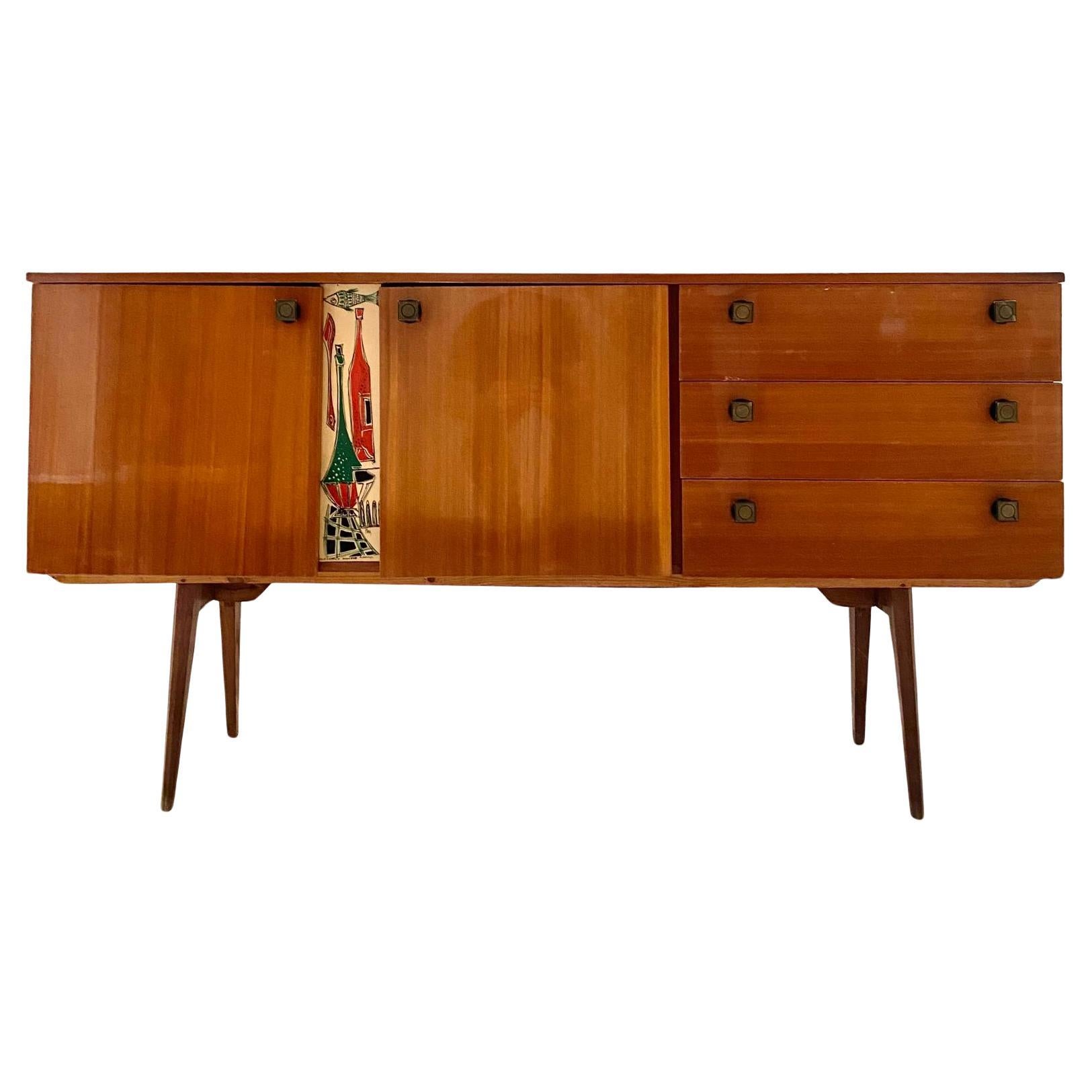 Midcentury sideboard, Italy 1950's For Sale
