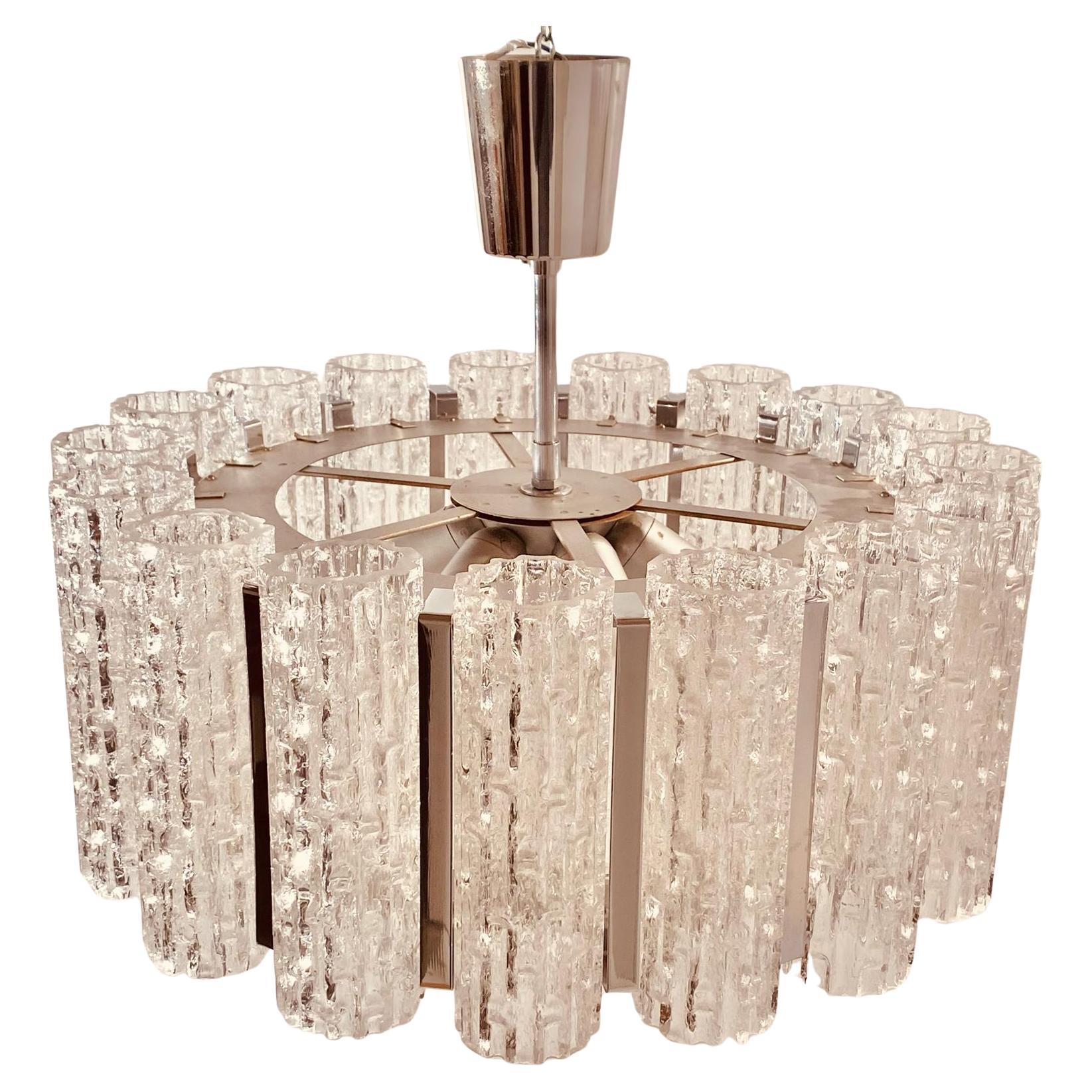 Murano chandelier,  Barovier e Toso, Italy, 1960s For Sale