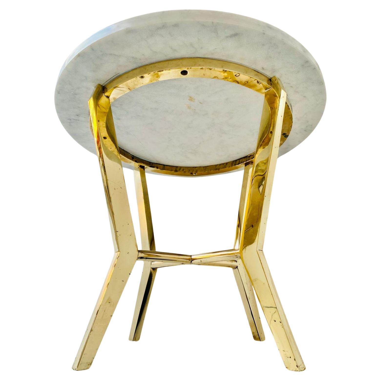 Carrara Marble Side Table, Set of Two, Italy 1960s For Sale 1
