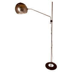 Lámpara de pie vintage cromada, Italia Años 60