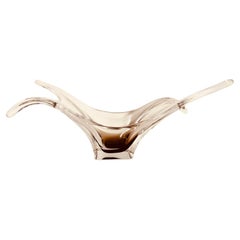 Bol en verre de Murano moderne du milieu du siècle dernier, modèle Sommerso, Italie 1960