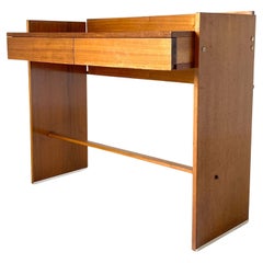 Midcentury Modern MIM Roma Walnut Desk, Italy 1970s