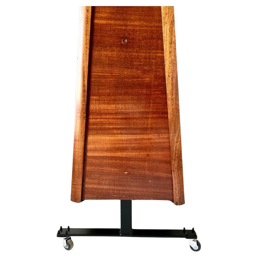 Mid-Century Modern Vintage rolling room divider, Italy 1950s For Sale