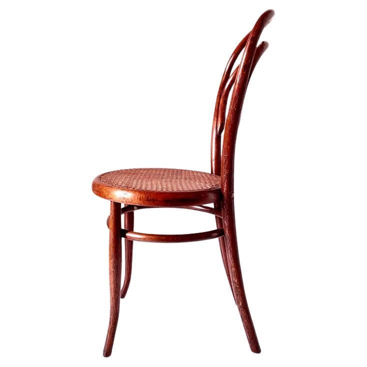 Early 20th Century Bentwood and cane dining chairs, set of eight, Joseph Hofmann, Austria 1900s For Sale