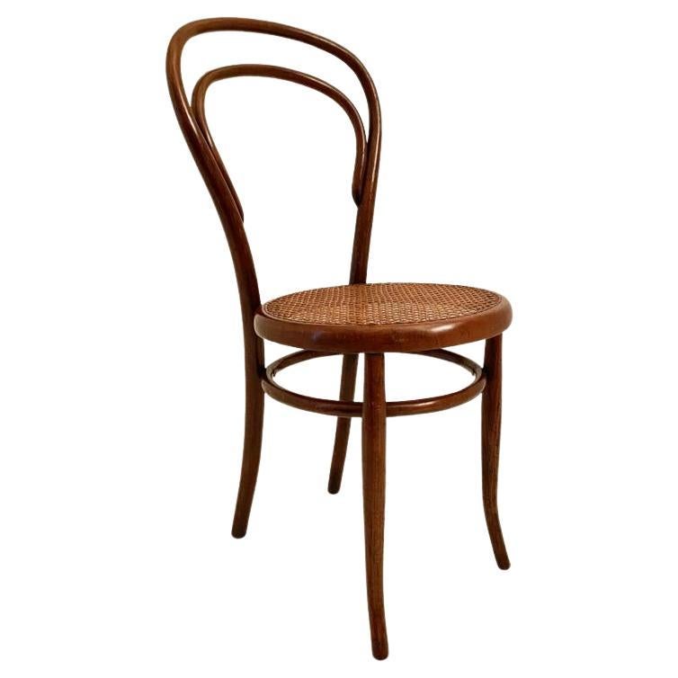 Austrian Bentwood and cane dining chairs, set of eight, Joseph Hofmann, Austria 1900s For Sale