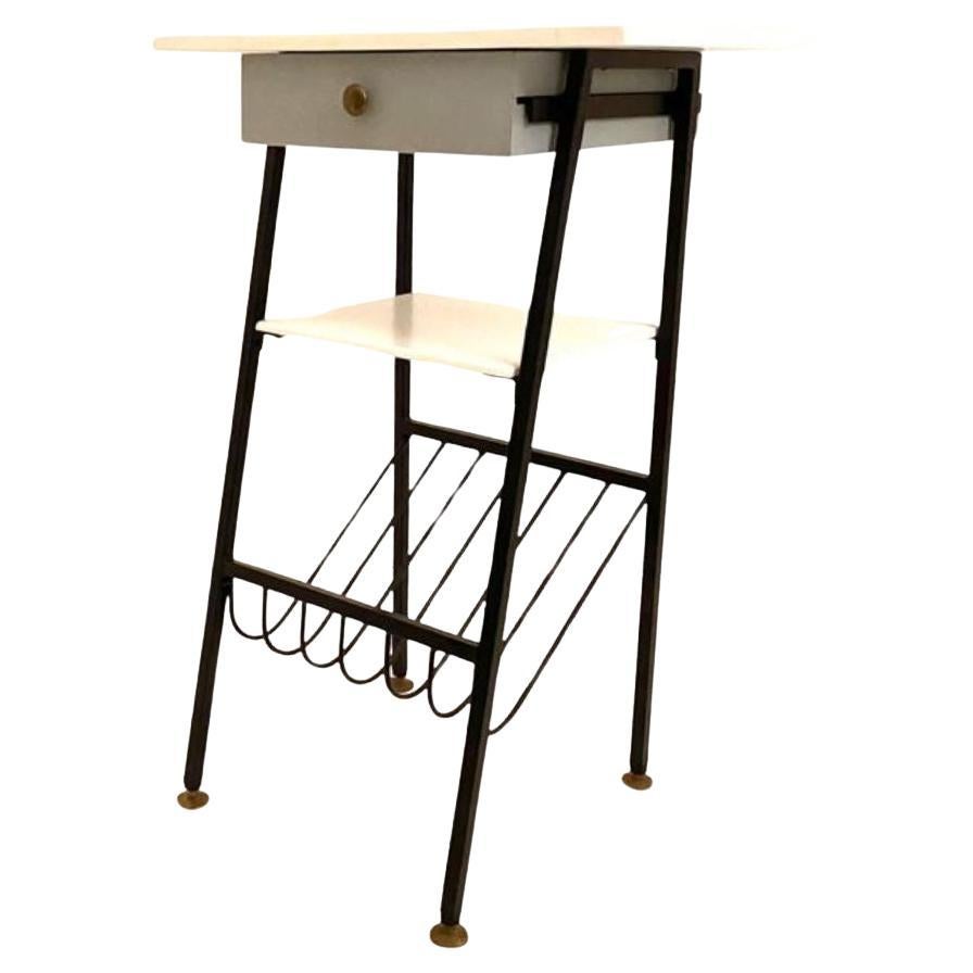 Midcentury modern console table, Italy 1950s For Sale