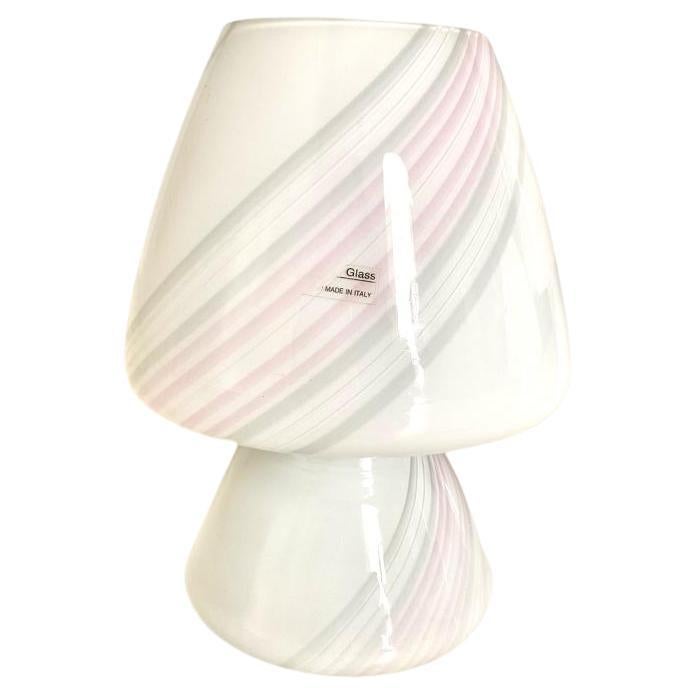Mid-Century Modern Lampes de table champignons en verre de Murano, ensemble de trois, Italie 1970 en vente