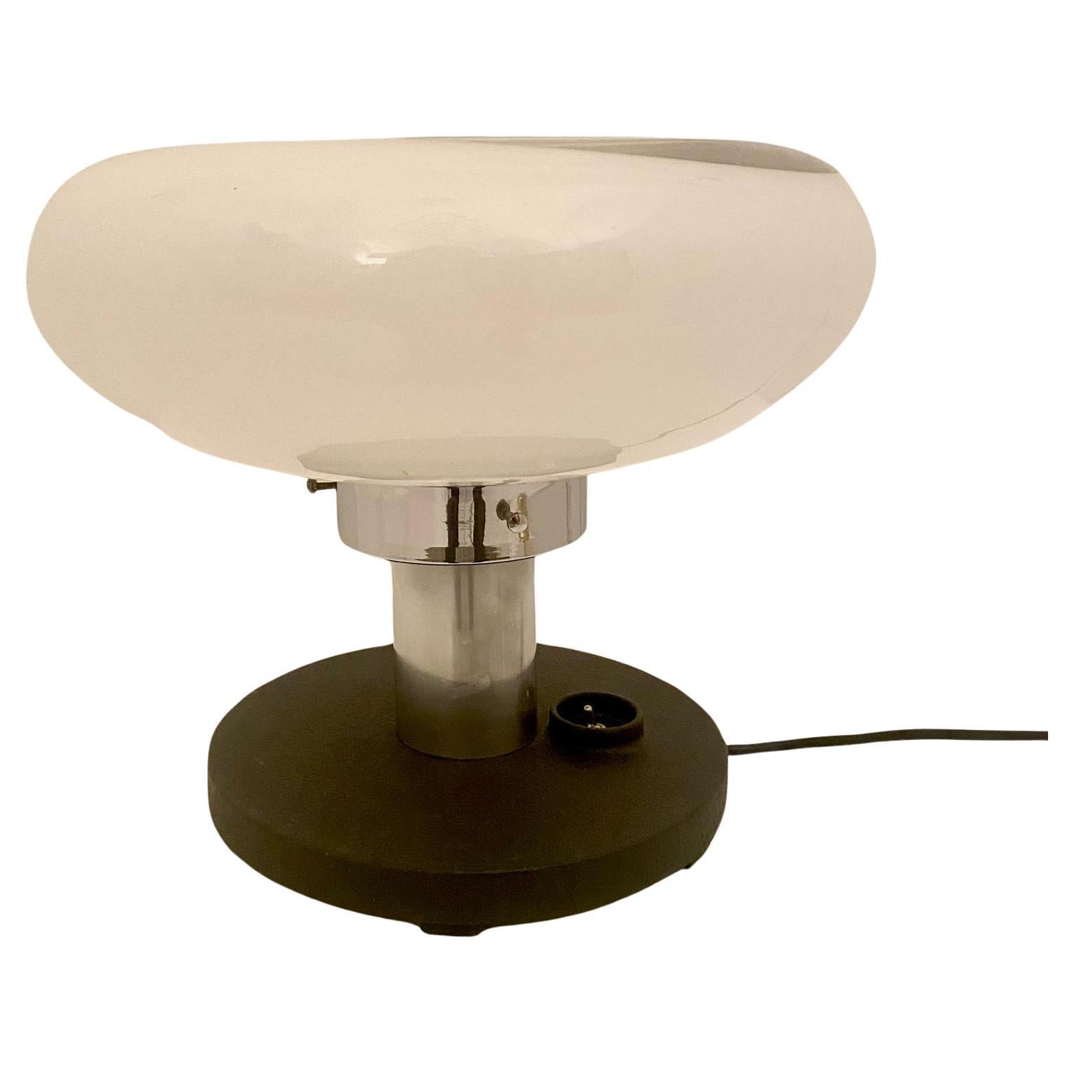 Lampe de table XL de Murano de l'ère spatiale, dans le style d'Artemide, Italie, années 1970 en vente