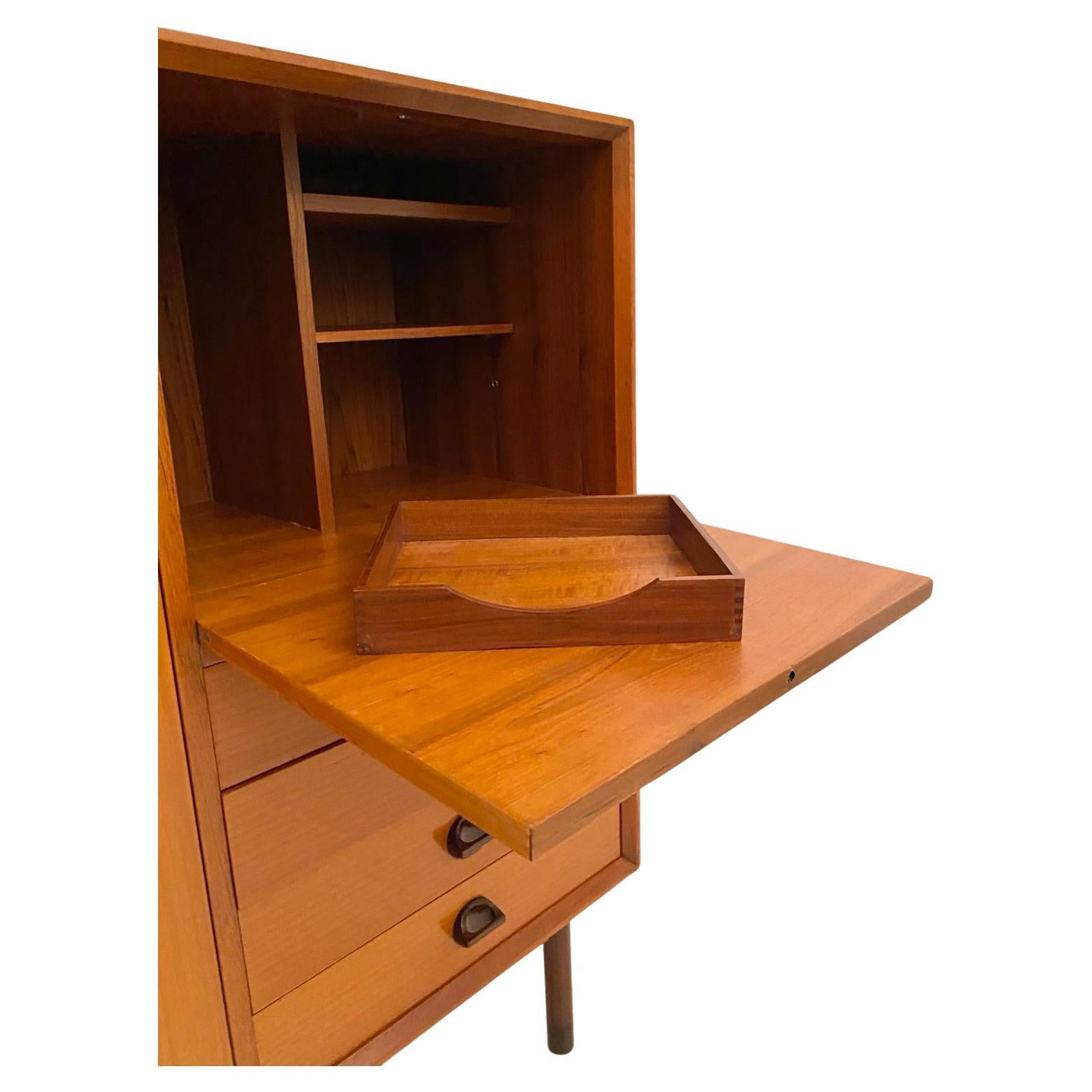 Cabinet en bois moderne du milieu du siècle, George Coslin pour FARAM, Italie 1960 en vente 4