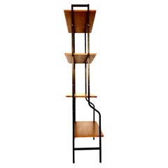 Estantería vintage de teca, Italia 1960