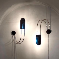 Vintage Wall Sconces, Bruno Gecchelin for Skipper, 1970s