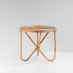 Vintage Scultpural Bamboo Coffee Table in the style of Tito Agnoli, Italy 1960s