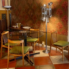 1970s Space Age 12-Light Chromed Floor Lamp in the Style of Gaetano Sciolari