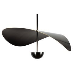 Bonnie Contemporary LED Small Pendant, Solid Brass or Nickel, Handmade/Finished