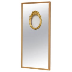 Specchio rettangolare in edizione limitata di Ron Gilad for Dilmos - Modern - Foglia d'oro