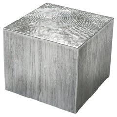 Moderner quadratischer Couchtisch von Andrea Salvetti für Dilmos aus Aluminiumguss