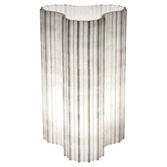 Lámpara de mesa «Stripes» de Paolo Ulian, mármol blanco de Afyon, diseño moderno
