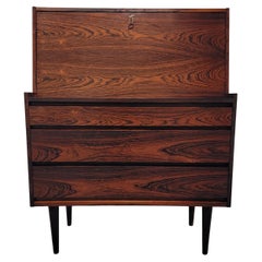 Danish Modern Rosewood Secretary Desk