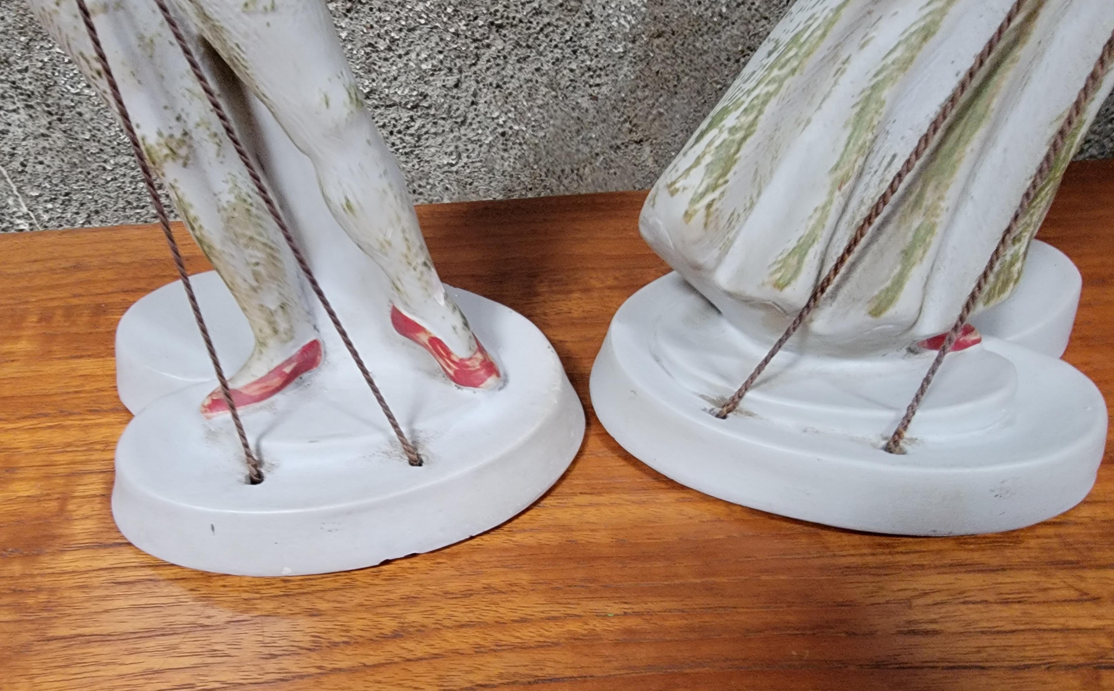 20th Century Dancing Figures by Devonware Circa. 1950's For Sale