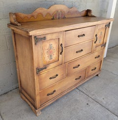 Rancho / Western / Hacienda Buffet by Coronado Hand Painted Circa. 1930's