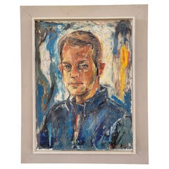 Portrait Painting of a Young Man by Narlinde von Ruhs Carmel, California