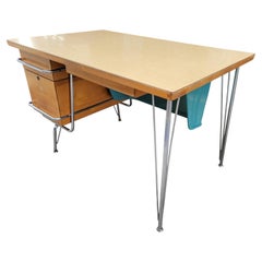 Mid-Century Modern Desk by Kem Weber for Heywood Wakefield 1950's