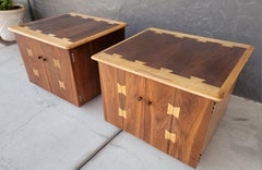 Lane Acclaim Mid-Century Modern End Tables - a Pair