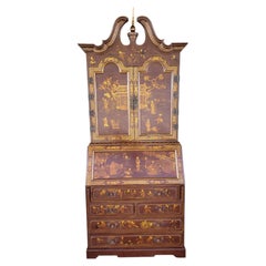 Chinoiserie Decorated Secretary Desk